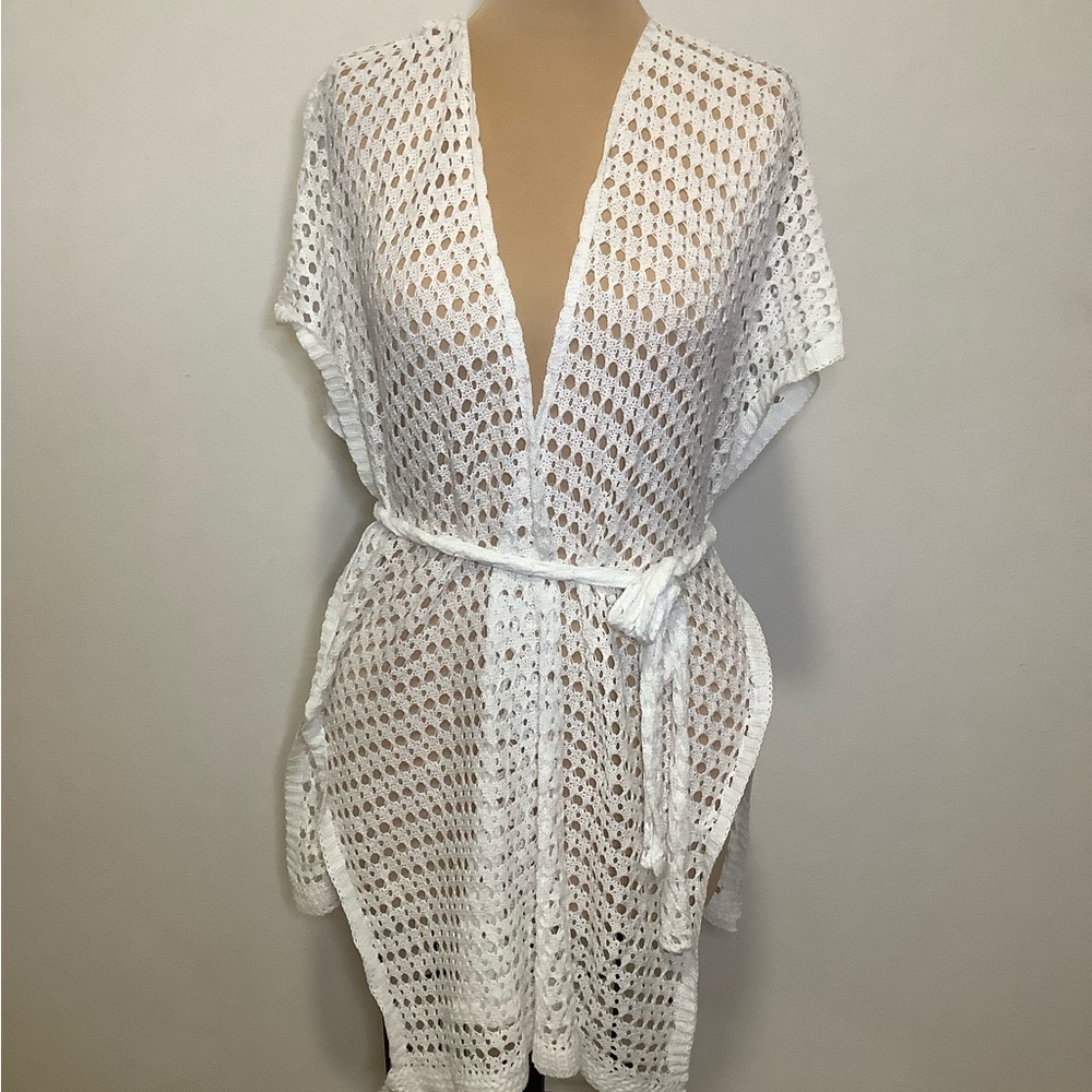 SHEIN White Crochet Knitwear